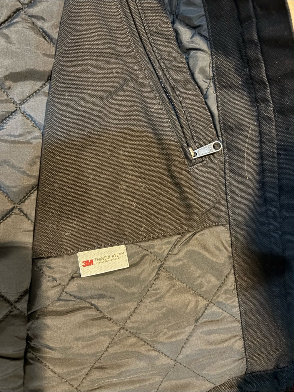 Carhartt Black Hooded Work Vest like New - Picture 12 of 13